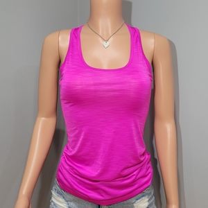 90 Degree By Reflex • Fuschia Racerback Tank Sz S